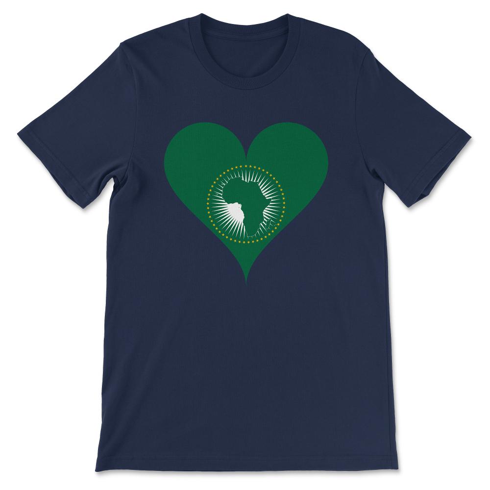 Africa Map - Love Africa Native African Gift Gift Tee - Unisex T-Shirt - Navy