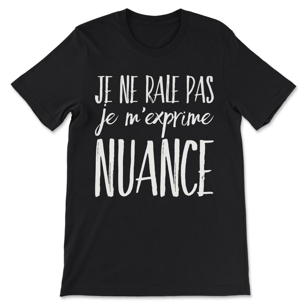 Funny French Nuance Shirt 2 Gift Tee - Unisex T-Shirt - Black