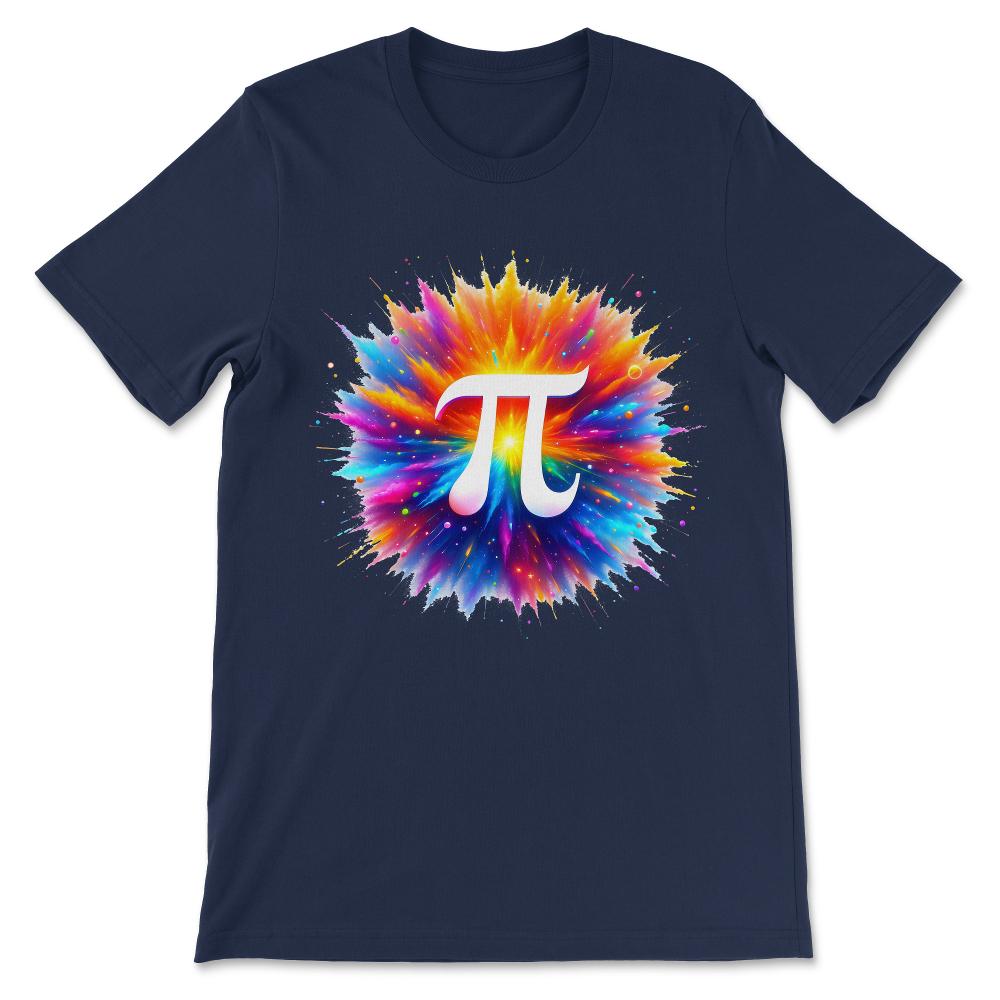 Pi Day - Nerd Geek - Love Math Pi Symbol - Kids Men Women Gift Tee - - Navy