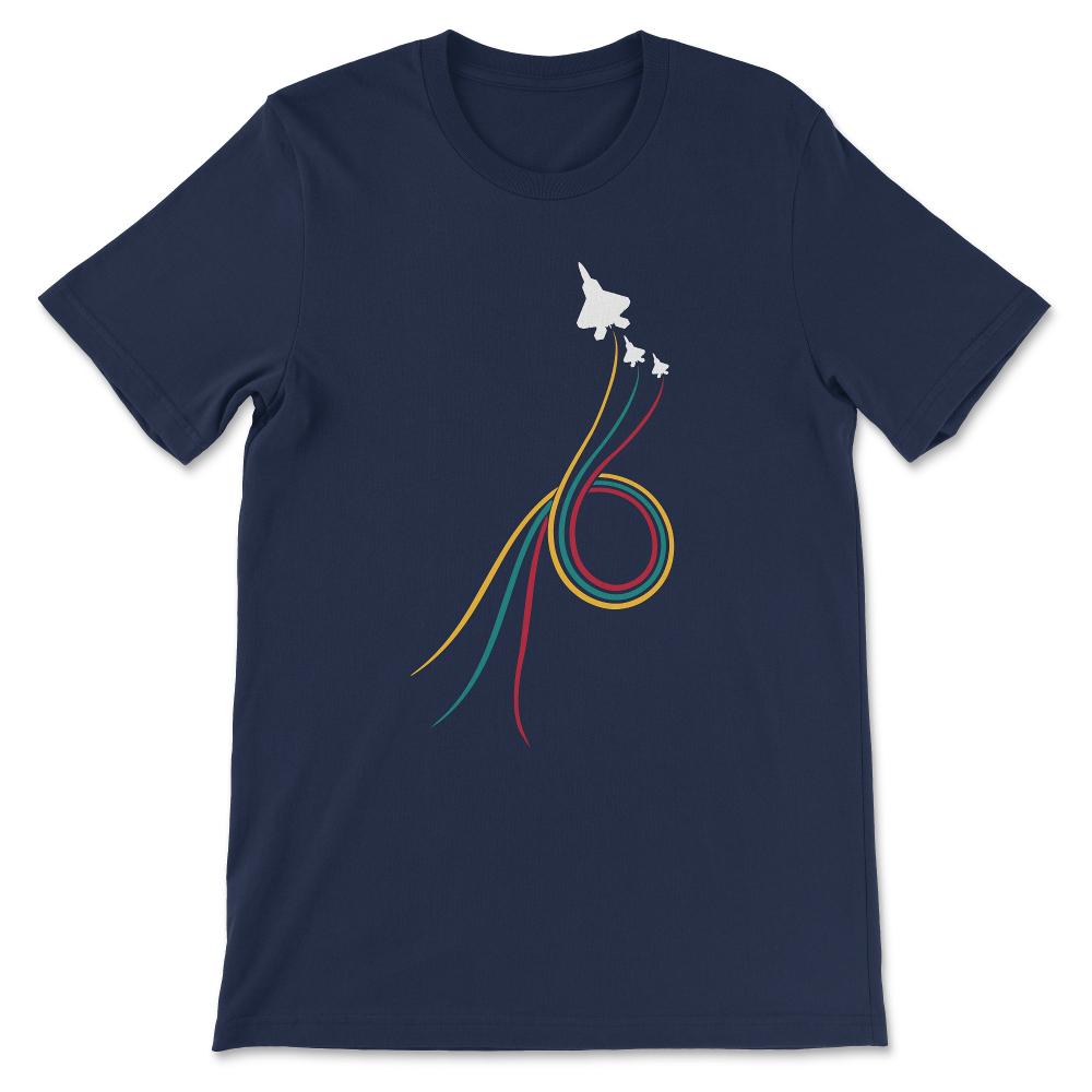 fighter jet v2 Gift Tee - Unisex T-Shirt - Navy