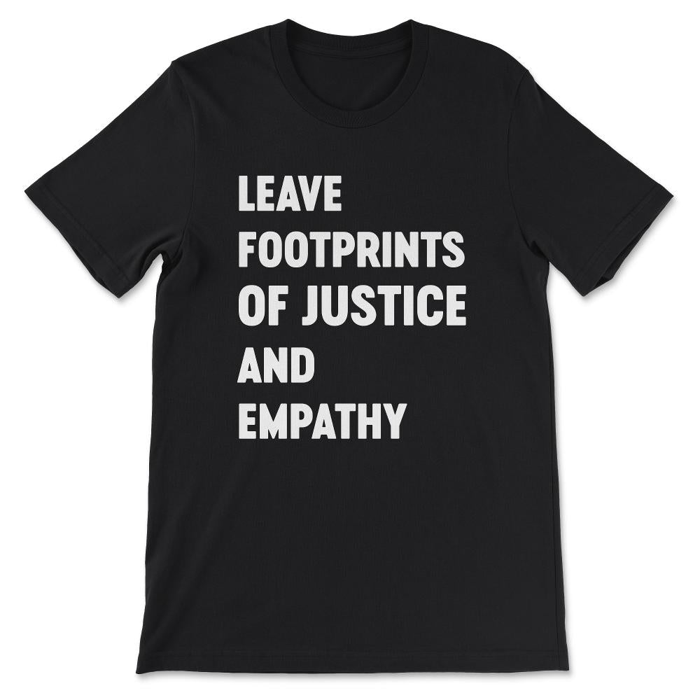 footprints Gift Tee - Unisex T-Shirt - Black