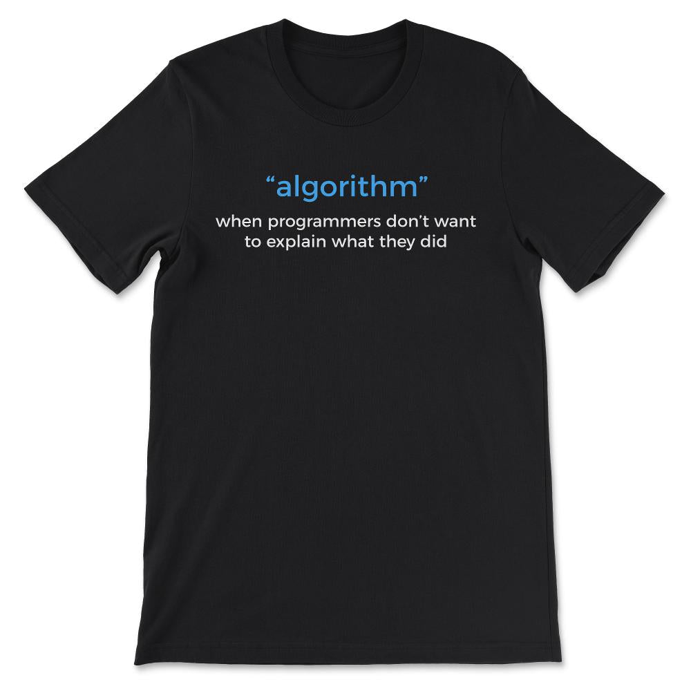 Programming Shirt 2 Gift Tee - Unisex T-Shirt - Black