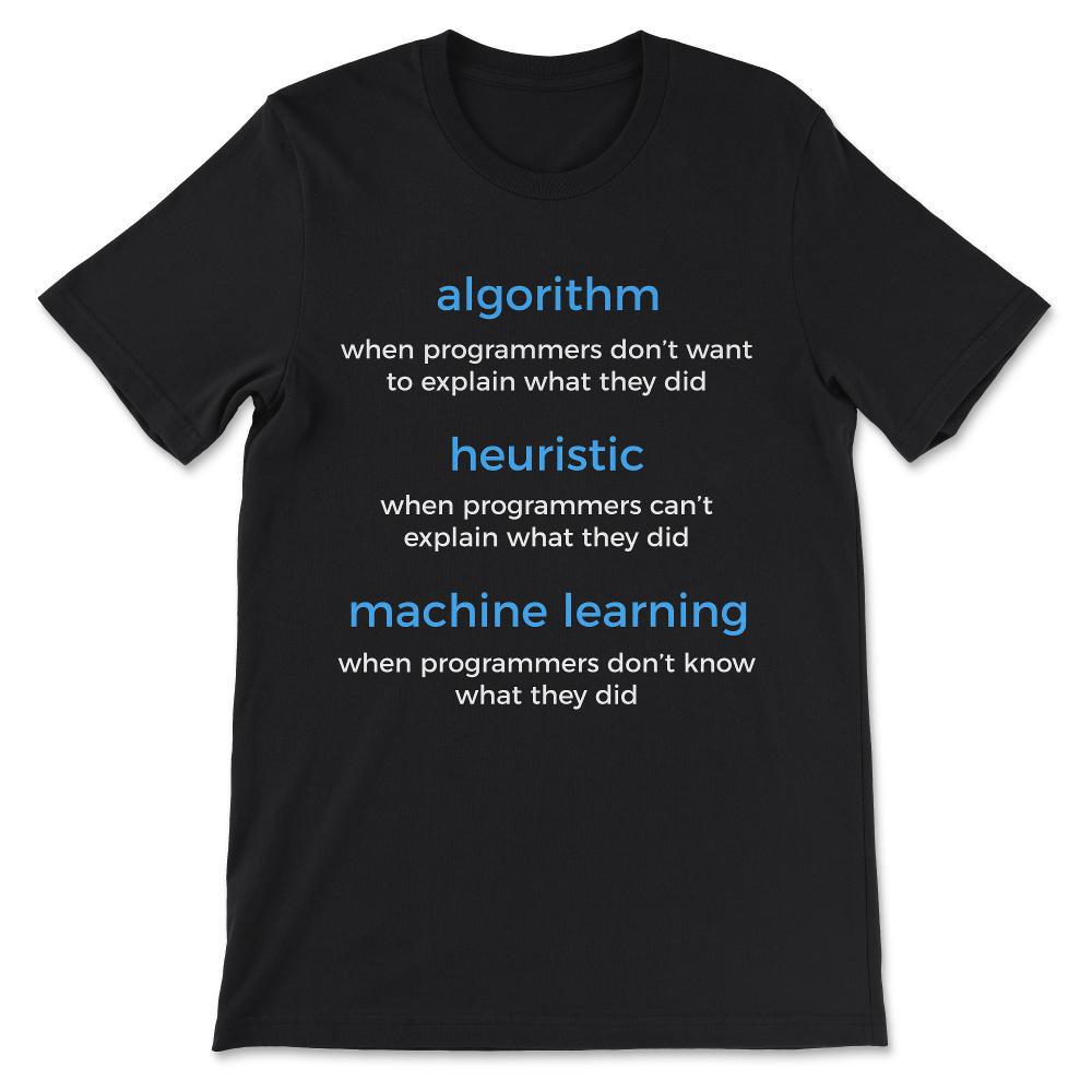Programming Shirt 4 Gift Tee - Unisex T-Shirt - Black
