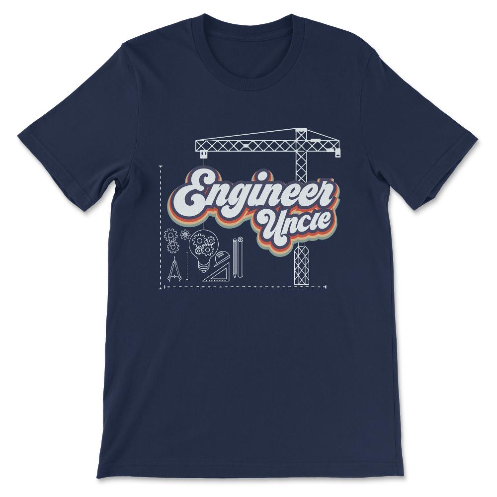 engineer uncle Gift Tee - Unisex T-Shirt - Navy