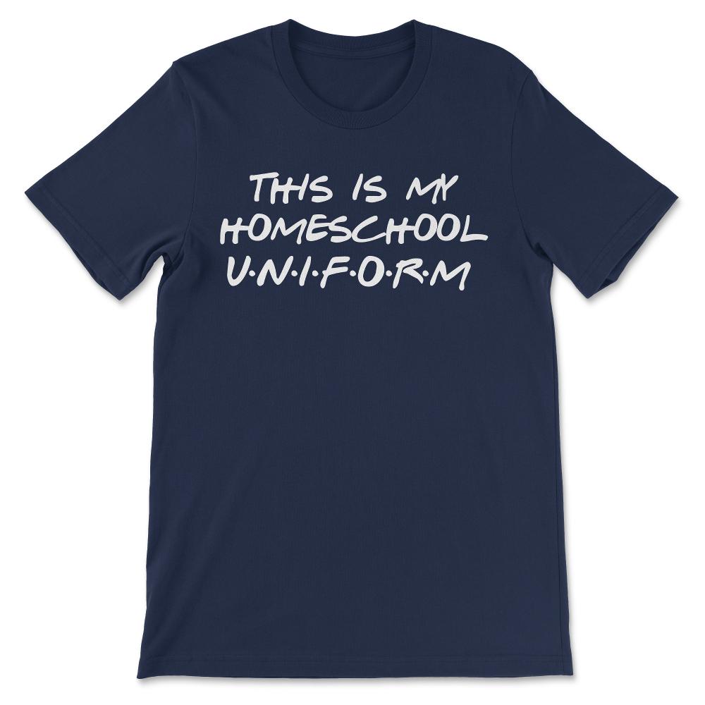 I Love Homeschooling Homeschool Home school Mom Dad Boy Girl Gift Tee - Navy