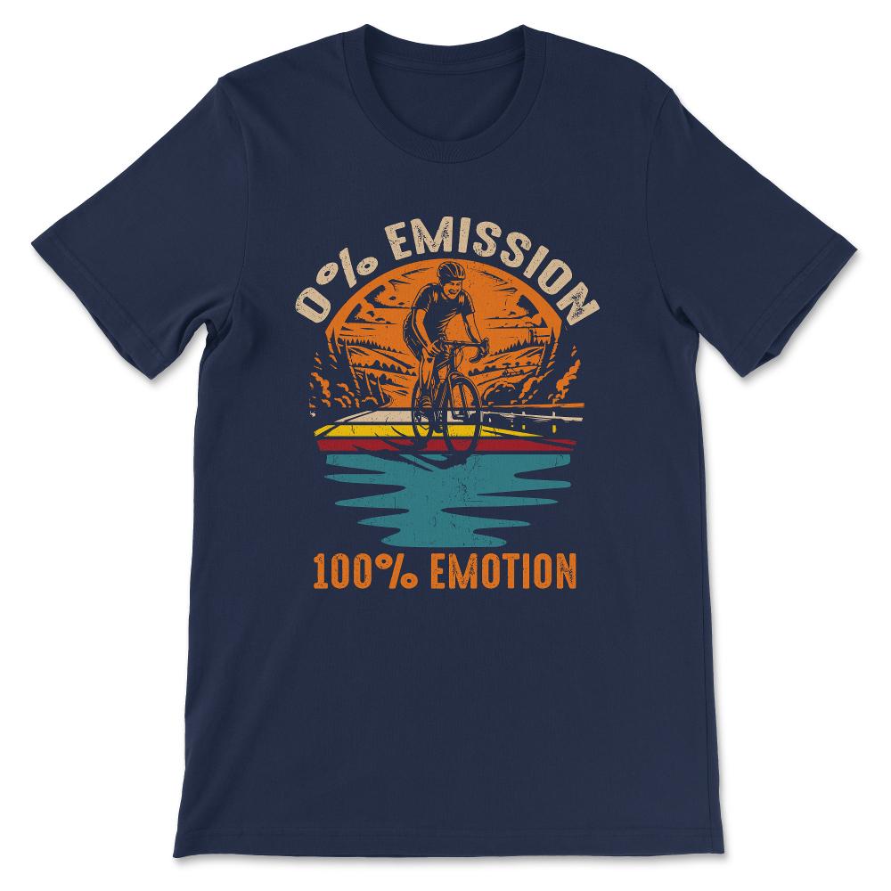 Cyclist Quote Cycling Sunset Cycling Quote Biker Quote Gift Tee - - Navy