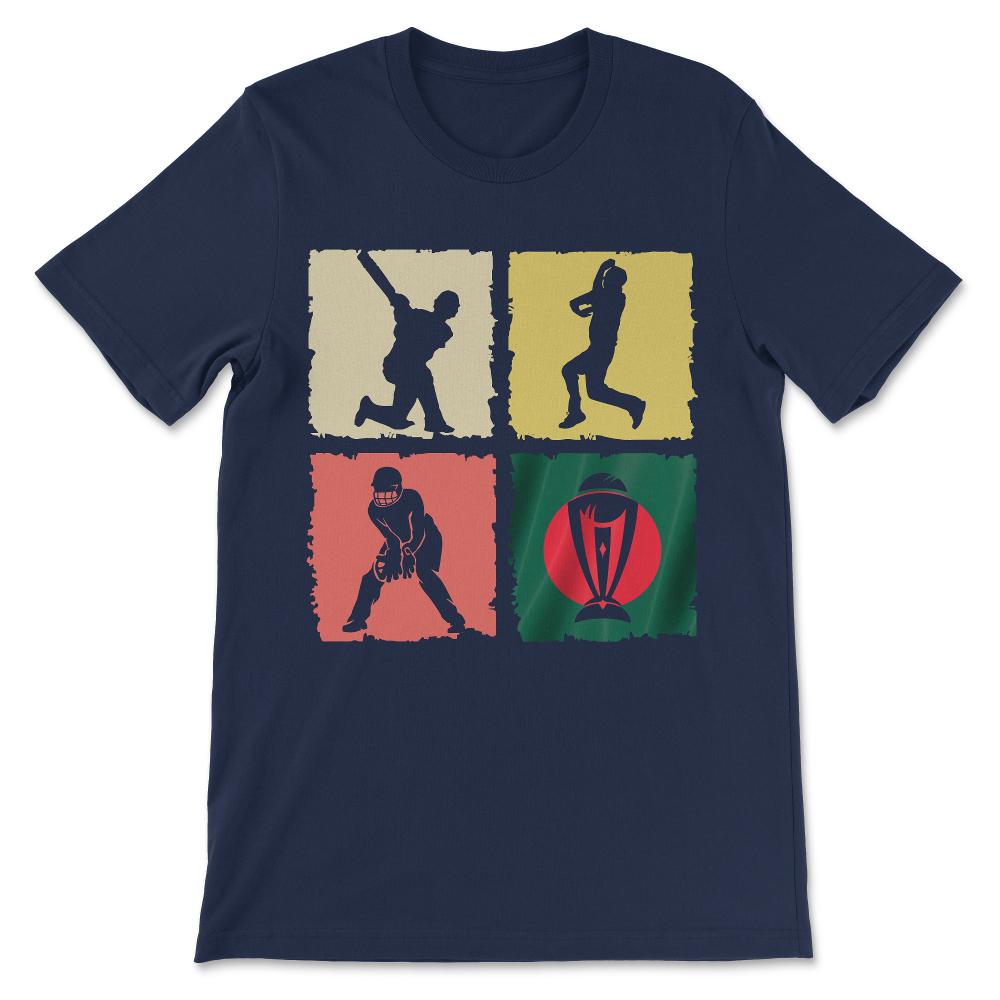 India - India Cricket - Support India Cricket for World Cup Gift Tee - Navy