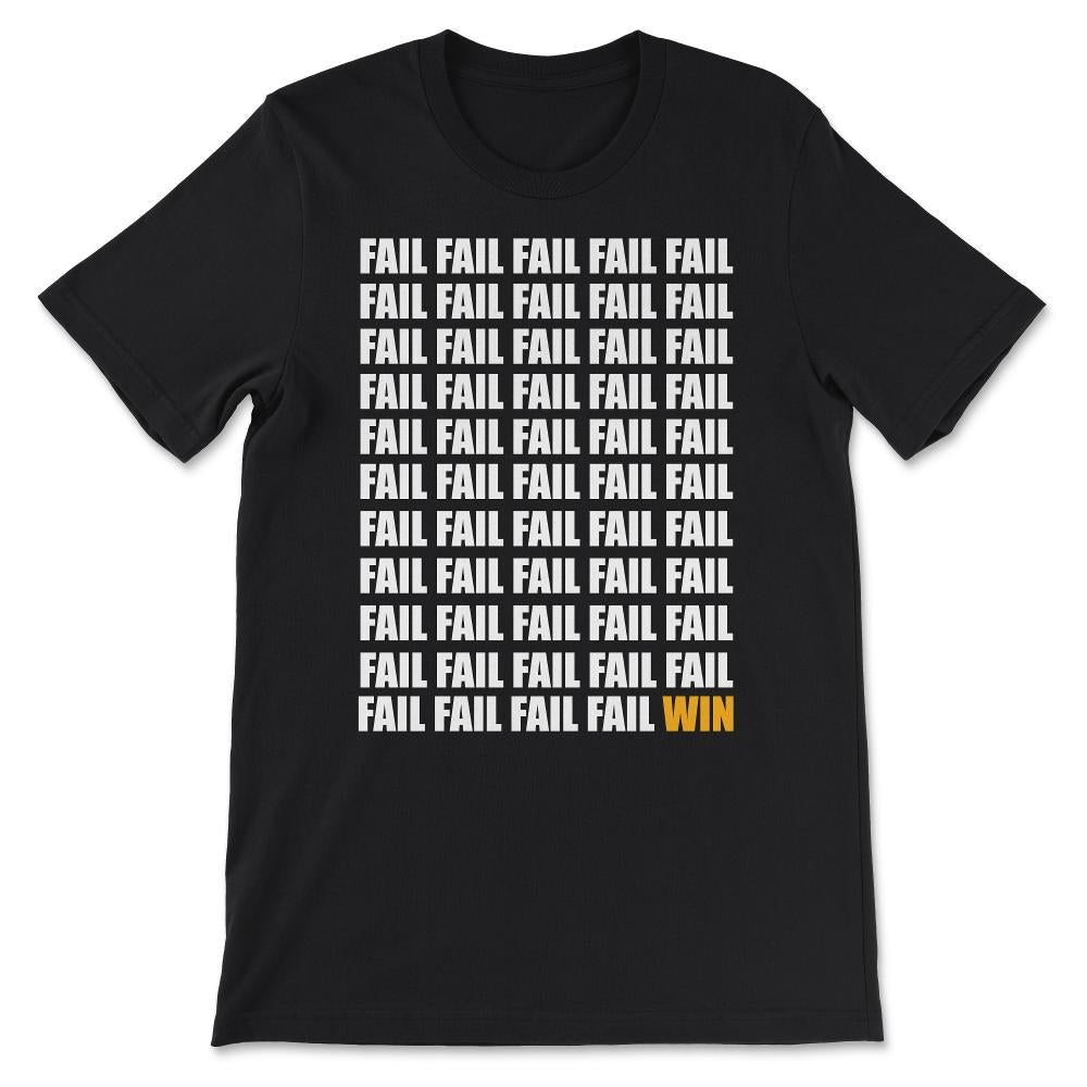 Failure Process Winning Process Winning Mindset Winning Goals Gift - Black