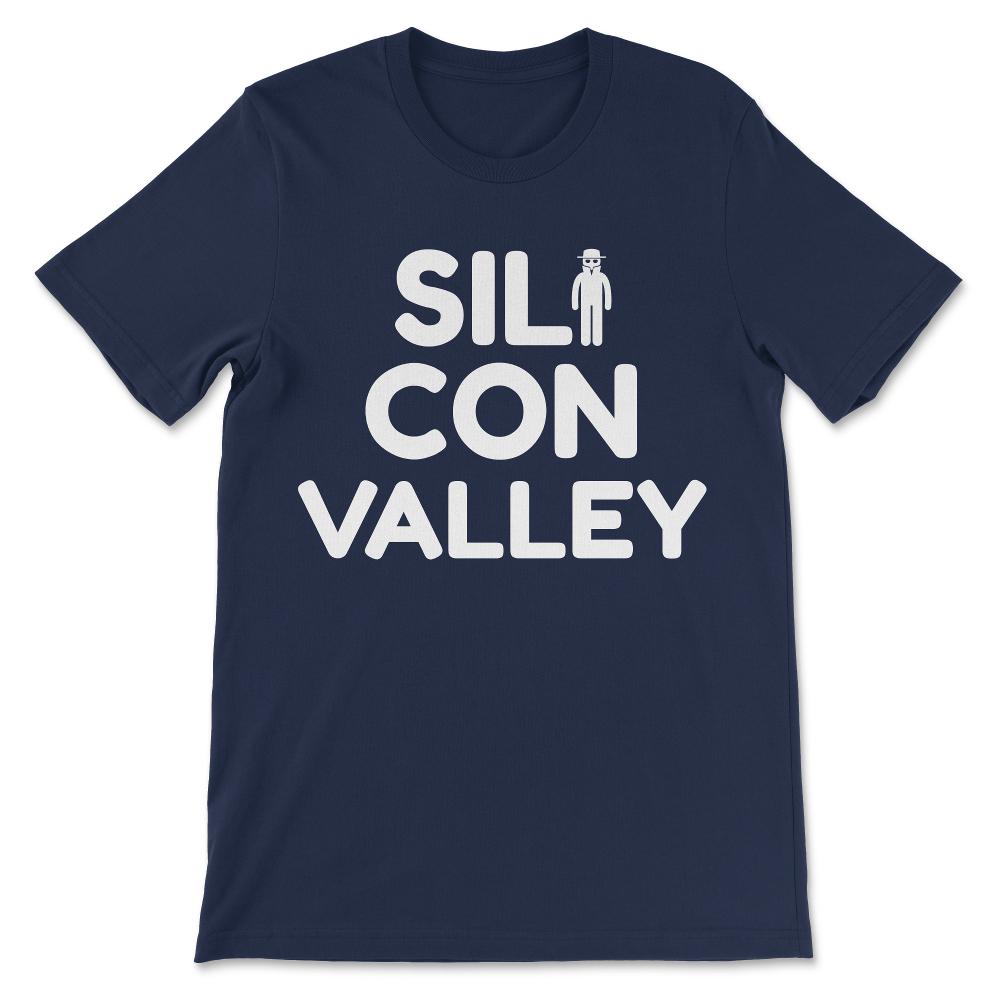 Sili con valley Gift Tee - Unisex T-Shirt - Navy