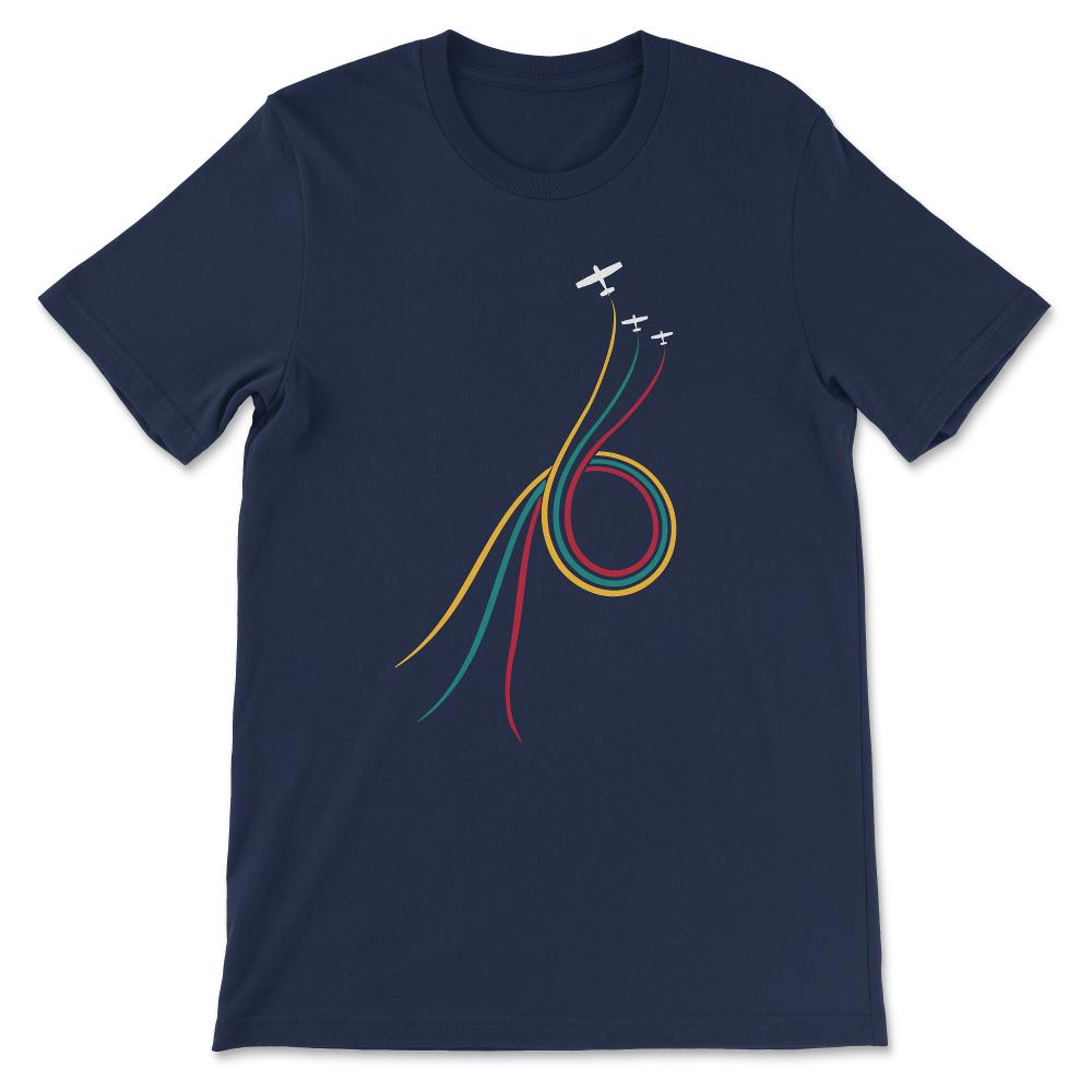 ploit airplane 1 Gift Tee - Unisex T-Shirt - Navy