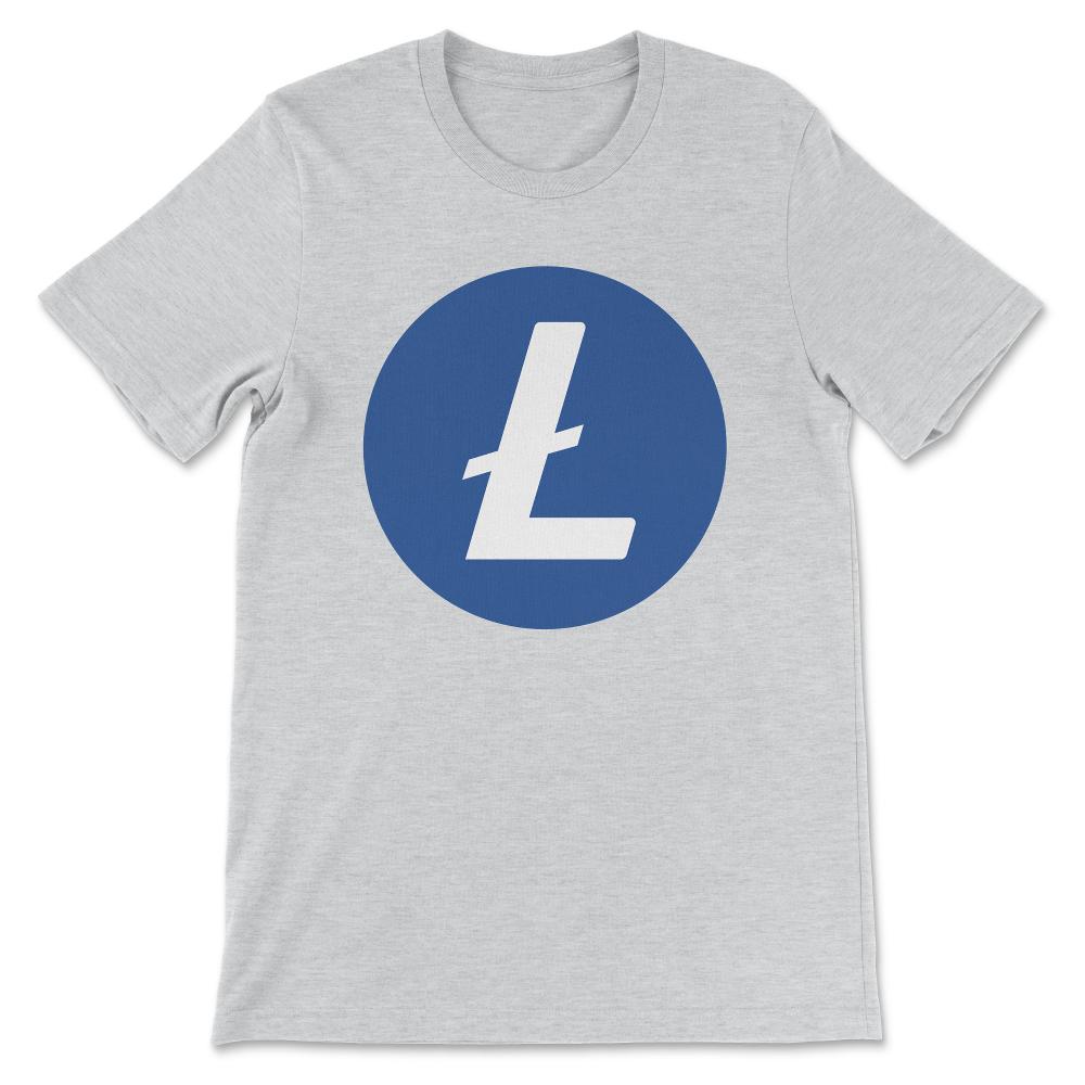 Litecoin LTC Shirt 1 Gift Tee - Unisex T-Shirt - Ash