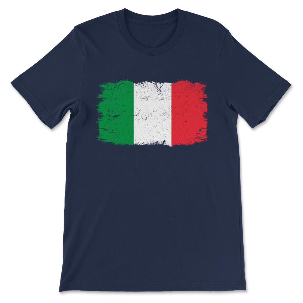 Italy Country Flag Italy Tourist Italy Country Team Gift Tee - Unisex - Navy