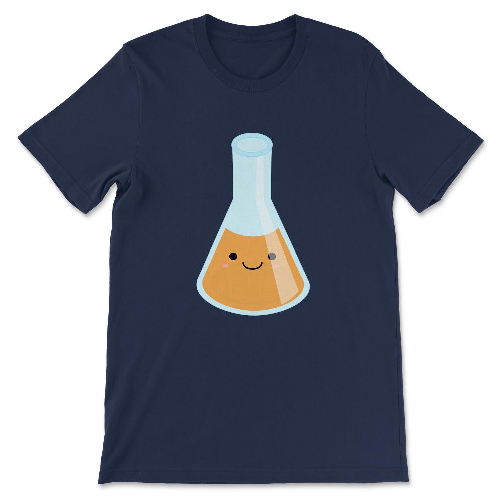 Cute Funnel Science Teacher Atom Lover Science Student Gift Tee - - Navy