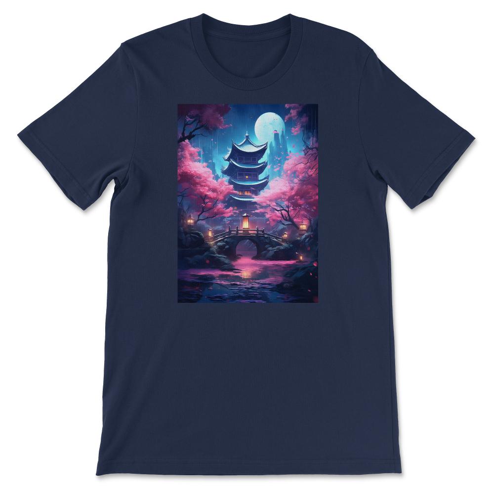 Done - Architecture Japan Forest Gift Tee - Unisex T-Shirt - Navy