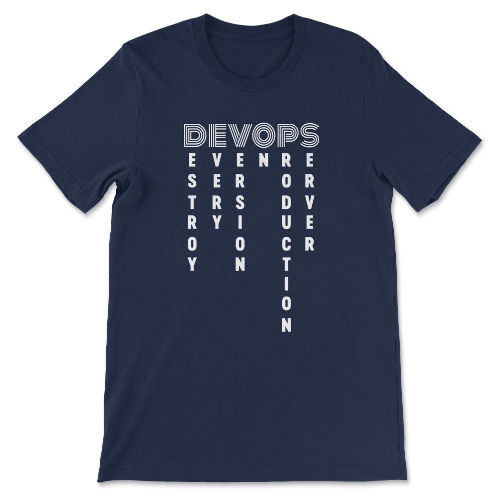 devops Gift Tee - Unisex T-Shirt - Navy