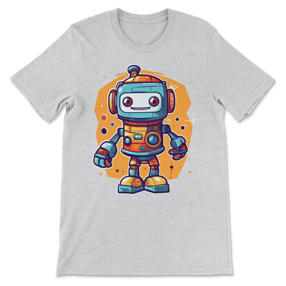 Robot Baby Robotic Future Engineer Technology Bionic Science Gift Tee - Ash