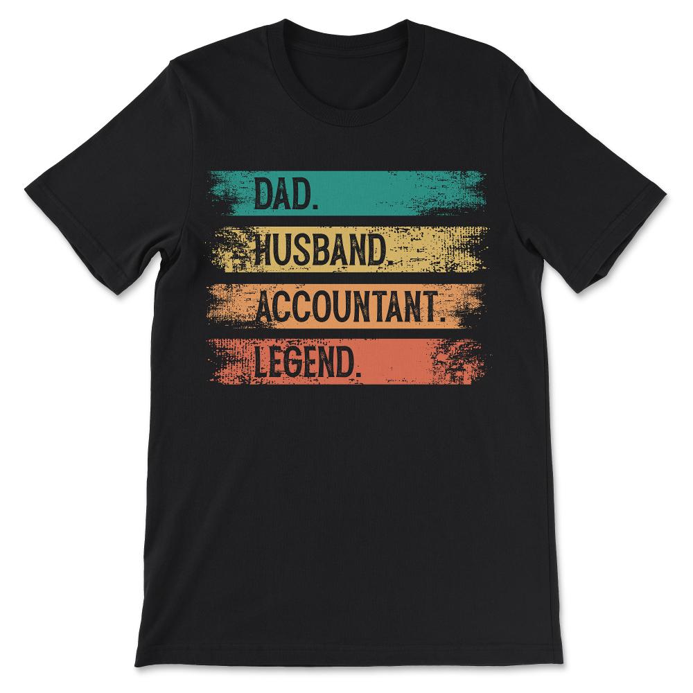 dad husband Gift Tee - Unisex T-Shirt - Black
