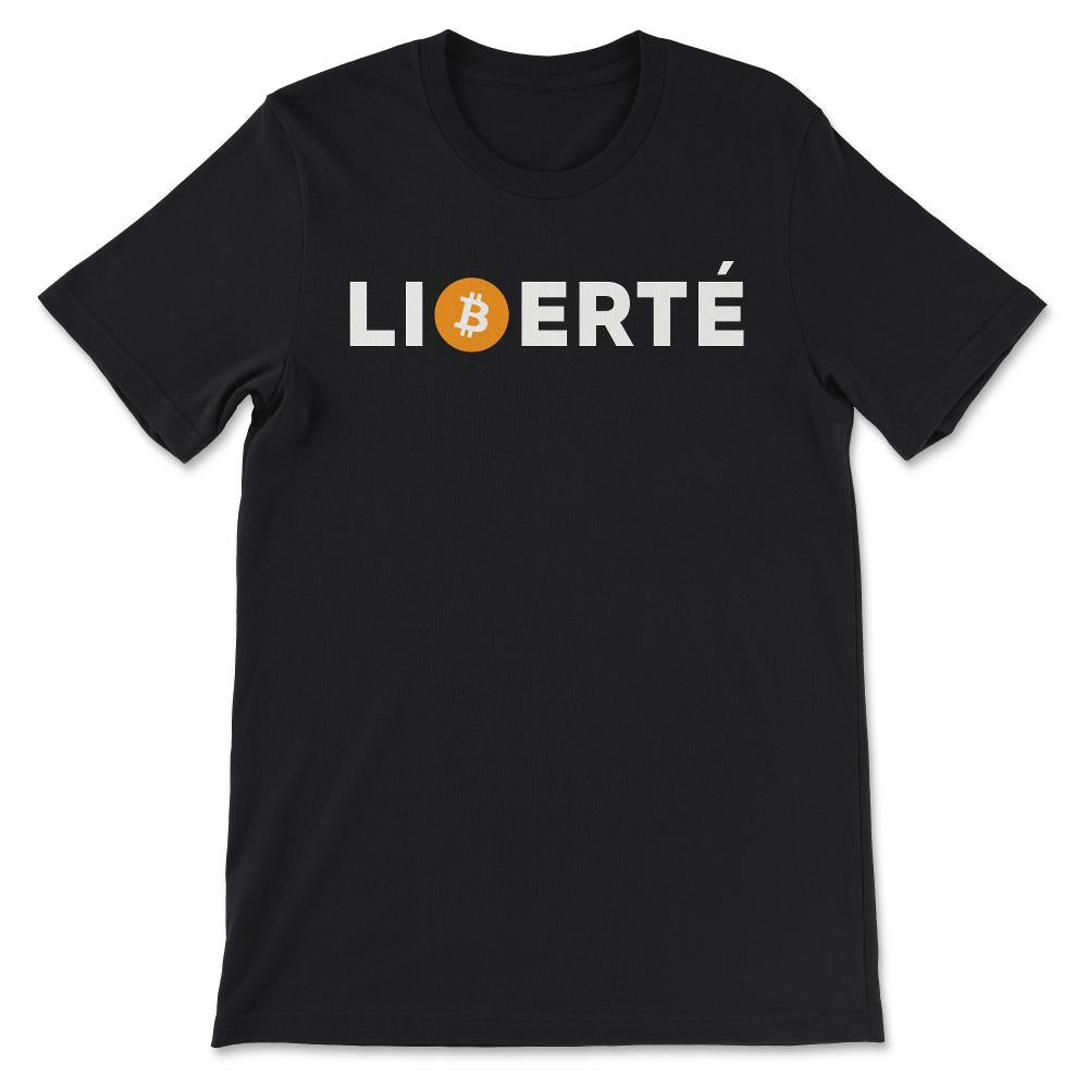 French Bitcoin Shirt 1 Gift Tee - Unisex T-Shirt - Black
