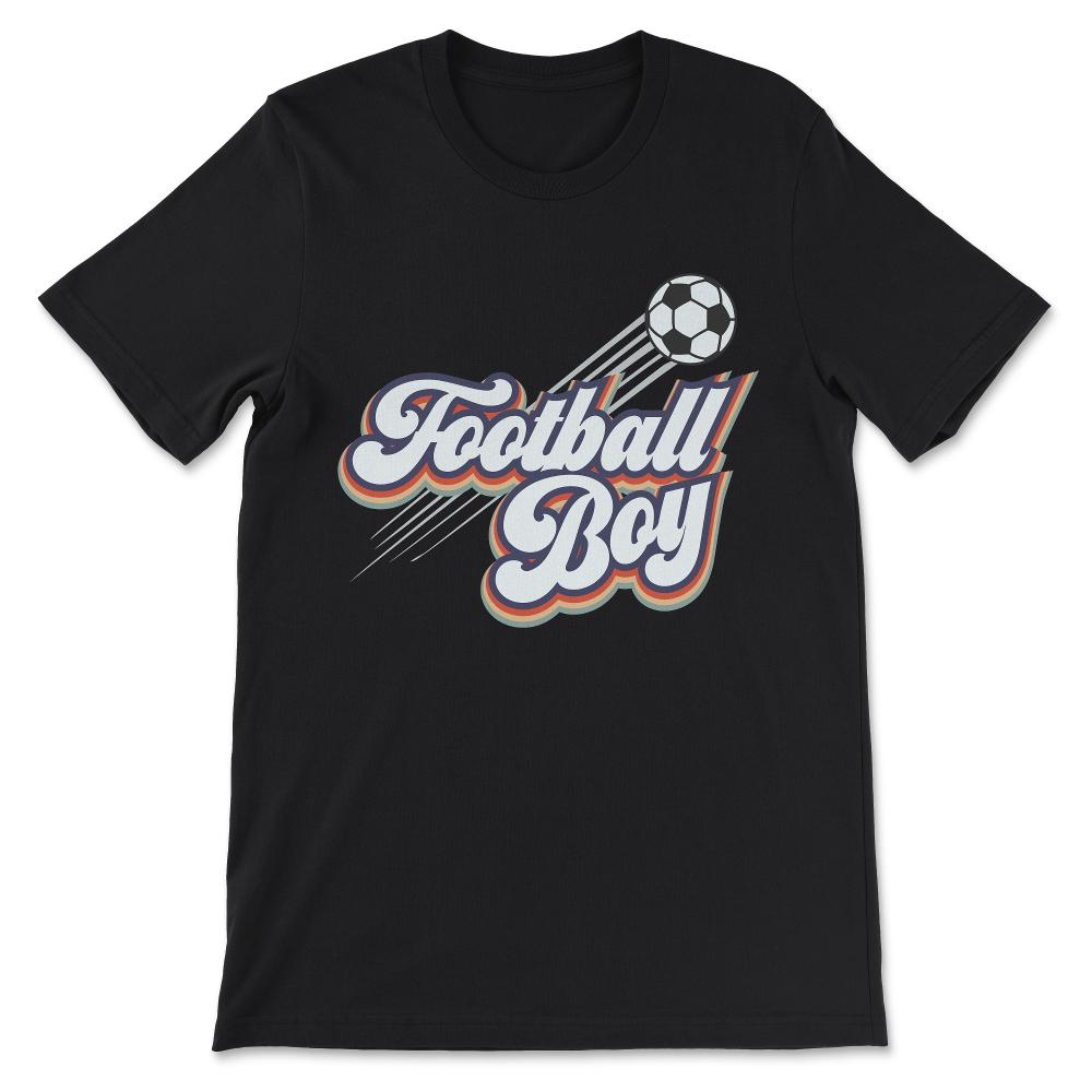 fottball boy Gift Tee - Unisex T-Shirt - Black