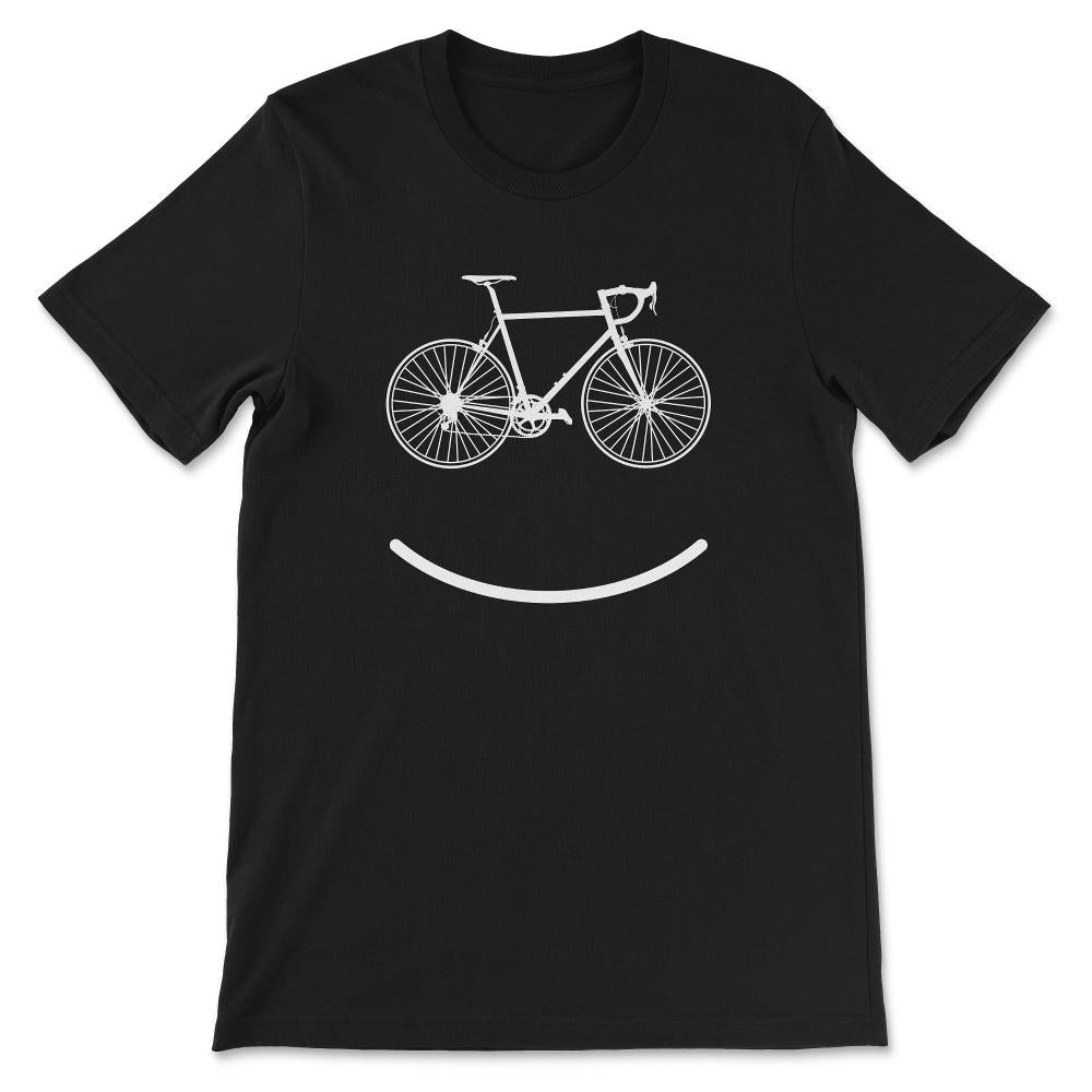 Cyclist - Funny Cyclist Birthday Cycle Smile Mountain Biker Gift Tee - Black