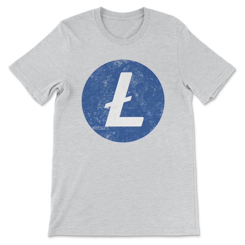 Litecoin LTC Shirt 3 Gift Tee - Unisex T-Shirt - Ash