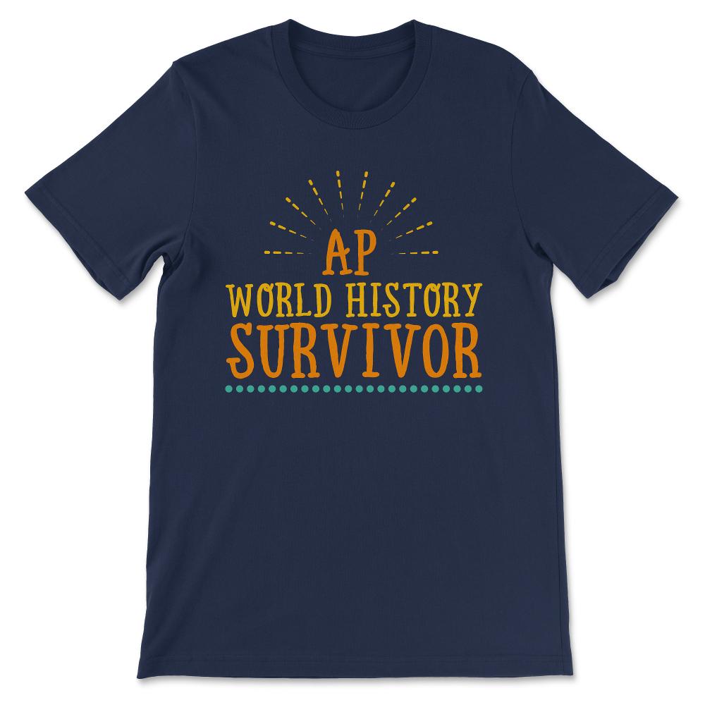 ap world history Gift Tee - Unisex T-Shirt - Navy