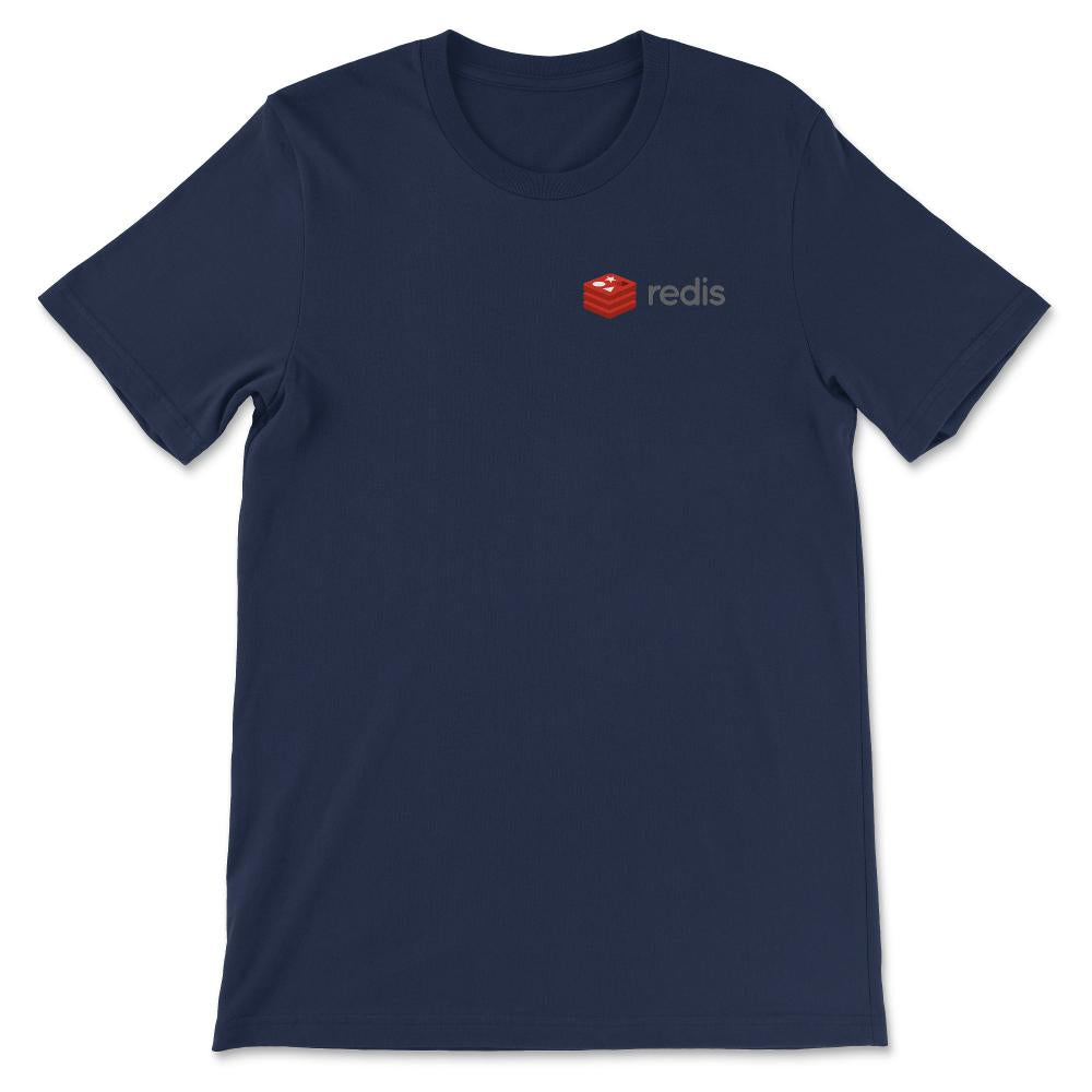 redis pocket Gift Tee - Unisex T-Shirt - Navy