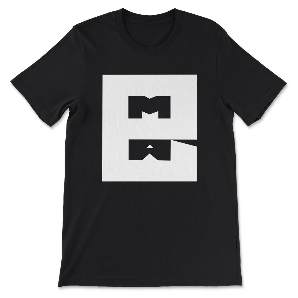 Maine. Ma in e white Gift Tee - Unisex T-Shirt - Black