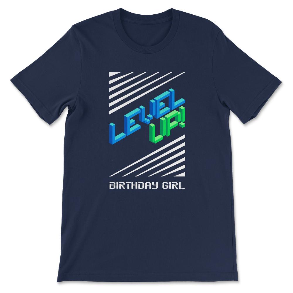 Gamer Girl Birthday Shirt 1 Gift Tee - Unisex T-Shirt - Navy