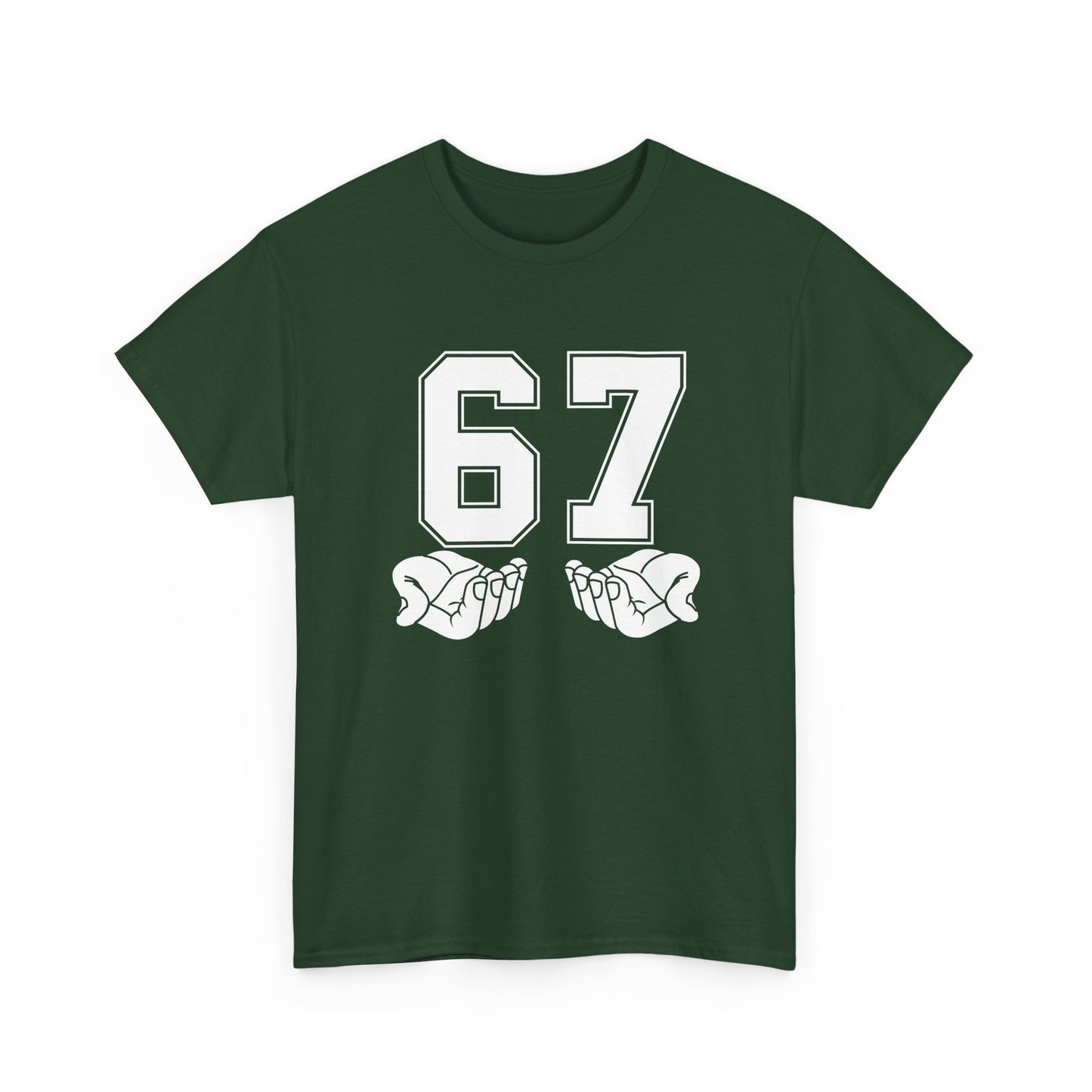 67 - Sixty Seven Number 67 Hand Gesture Meme Six Seven Meme Gift Unisex T-Shirt