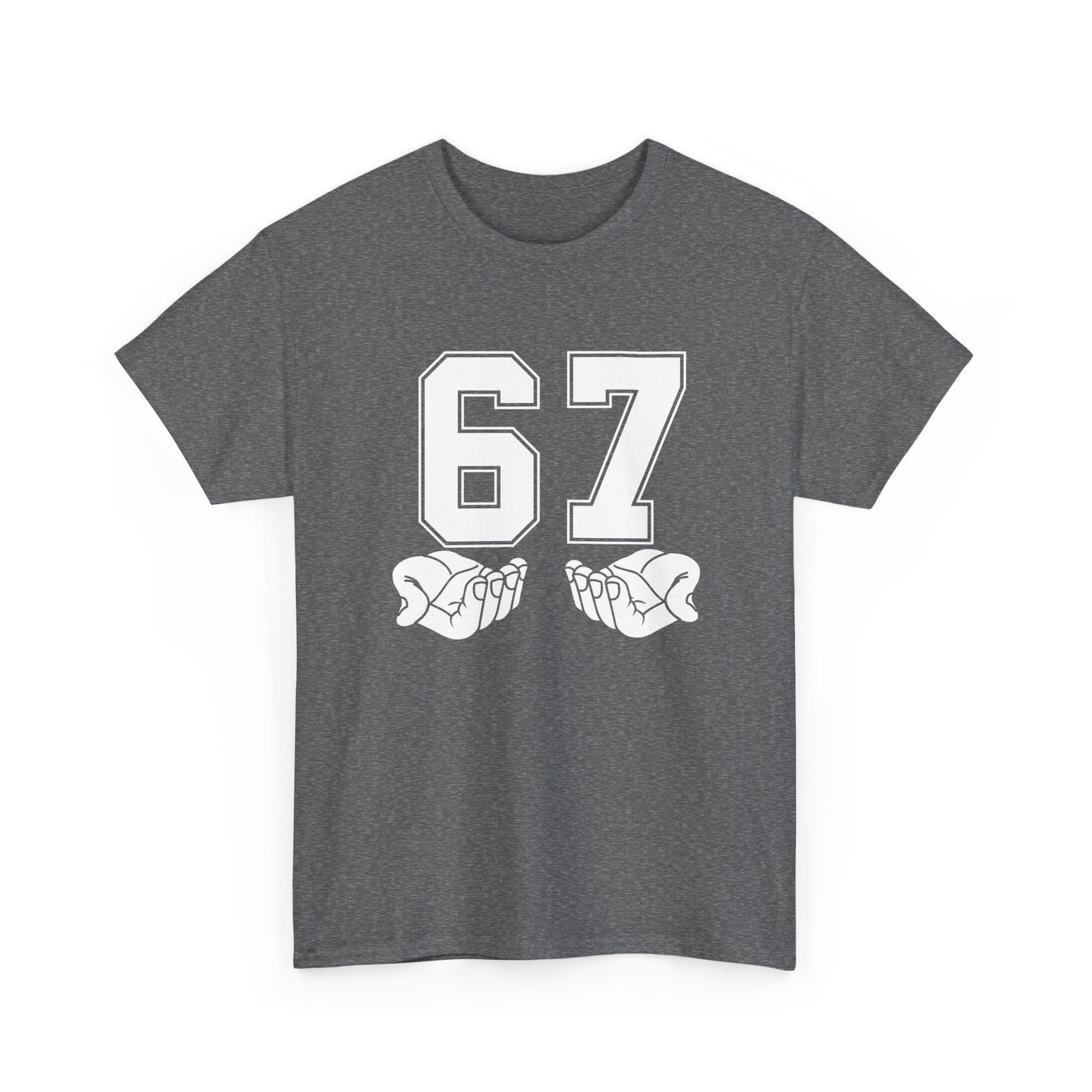 67 - Sixty Seven Number 67 Hand Gesture Meme Six Seven Meme Gift Unisex T-Shirt