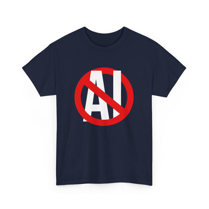 Anti AI Anti Machine Learning Say No to AI Stop AI Designs Gift Unisex T-Shirt