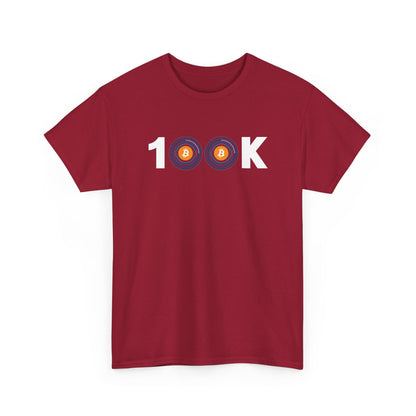 Bitcoin 100K Bitcoin BTC 100k Crypto Cryptocurrency Gift Unisex T-Shirt