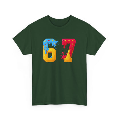 67 - Sixty Seven Number Sweet 67 Meme Donut Six Seven Meme Gift Unisex T-Shirt