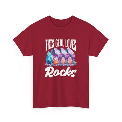 This Girl Loves Rocks Geologist - Rock Collector Geology Gift Unisex T-Shirt