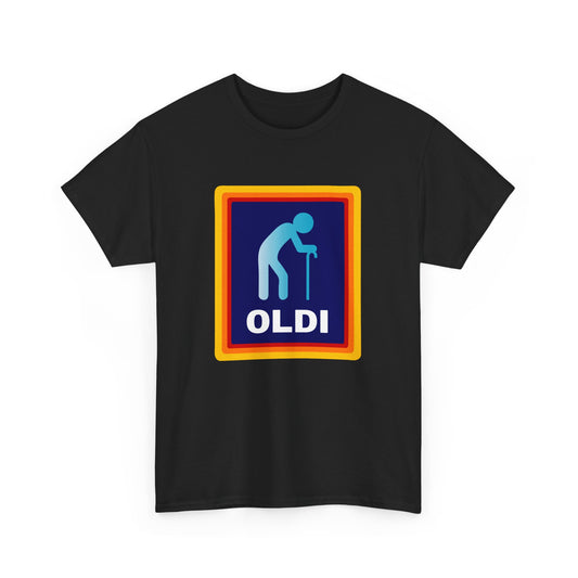 Oldi - Funny Parody for Grandpa Birthday or Grandma Birthday Gift Unisex T-Shirt