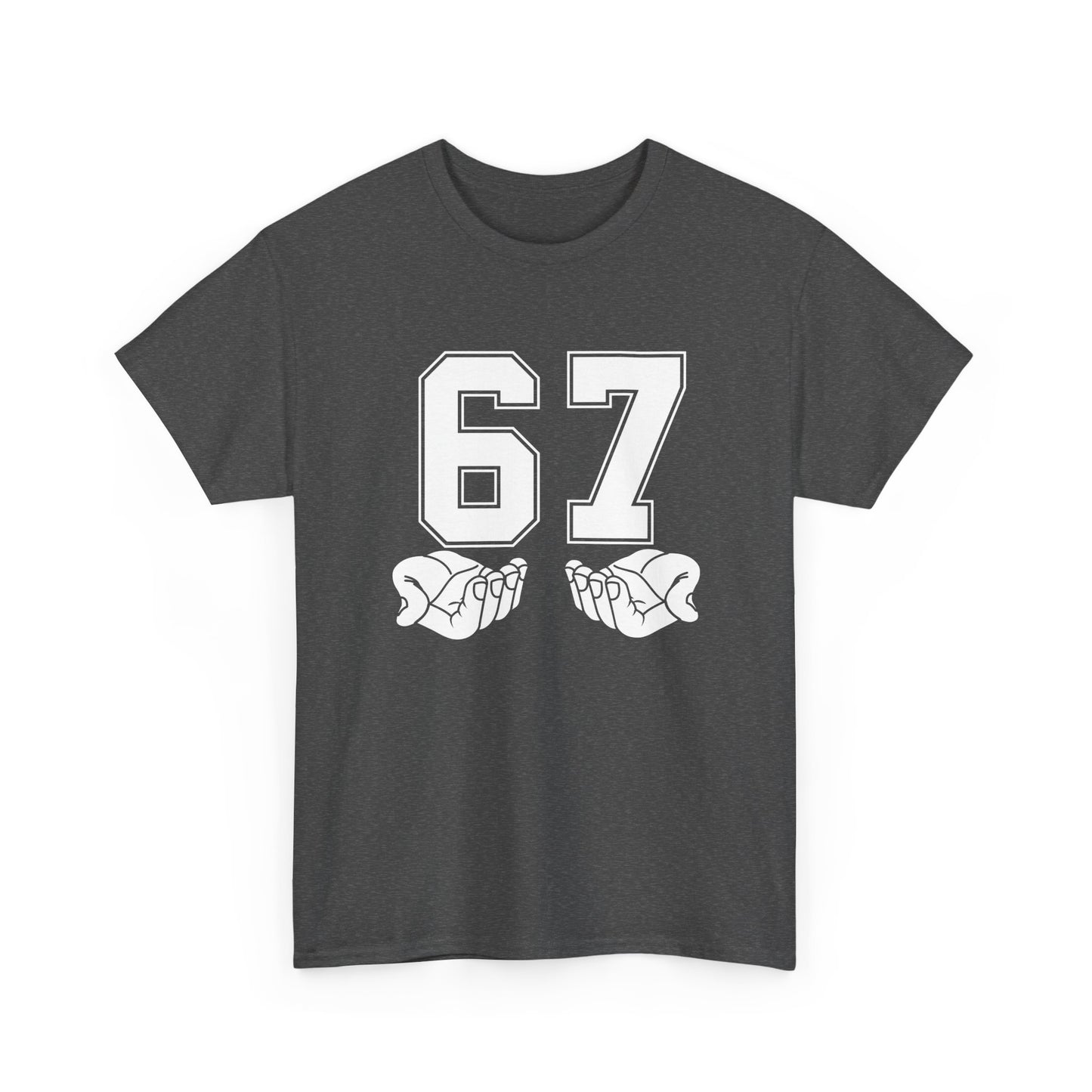 67 - Sixty Seven Number 67 Hand Gesture Meme Six Seven Meme Gift Unisex T-Shirt