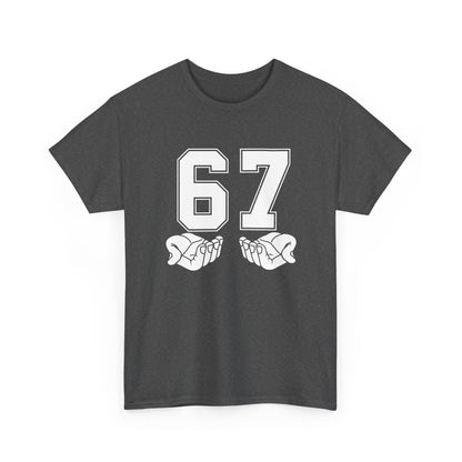 67 - Sixty Seven Number 67 Hand Gesture Meme Six Seven Meme Gift Unisex T-Shirt