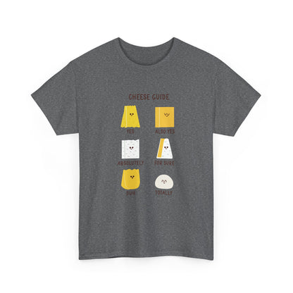 Cute Cheese Guide for People Who Love Cheeses Chef Cook Food Gift Unisex T-Shirt