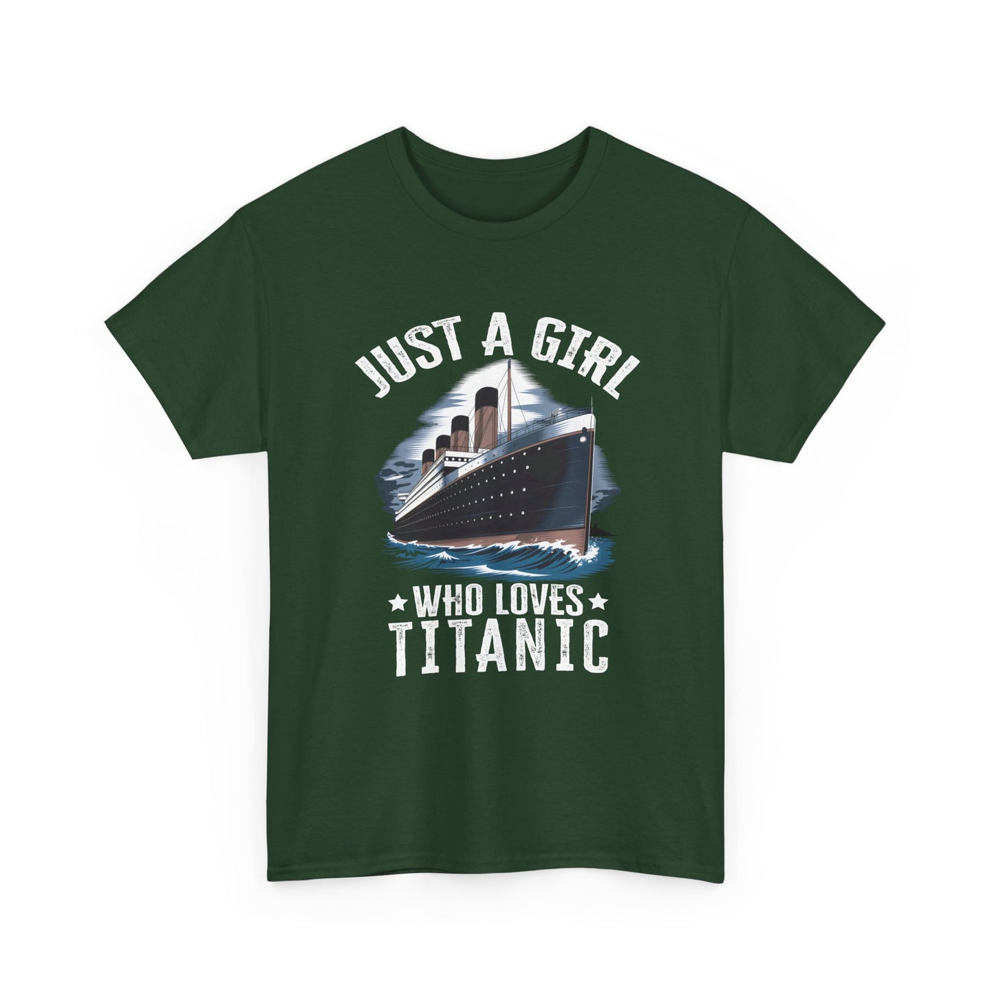Titanic Girl Loves Titanic - Girl Titanic Design for Women Gift Unisex T-Shirt