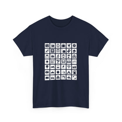 Travel Helper Tourist Help Tourism Icons for Places to Ask Gift Unisex T-Shirt