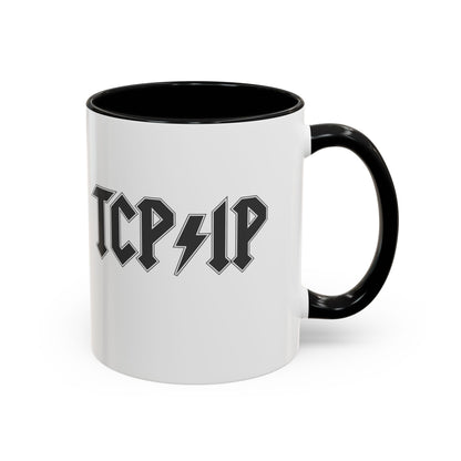 Funny Network Engineer Cybersecurity IT Support TCP IP Coder Mug