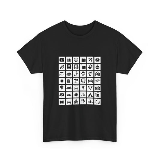 Travel Helper Tourist Help Tourism Icons for Places to Ask Gift Unisex T-Shirt