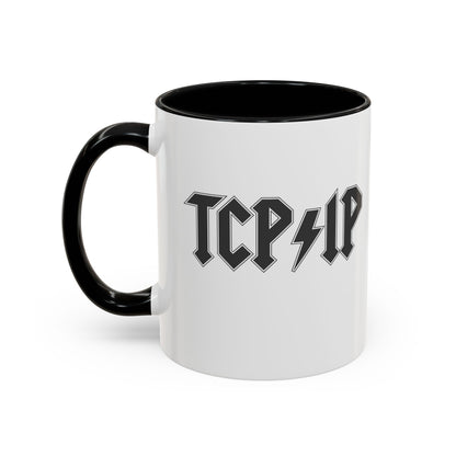 Funny Network Engineer Cybersecurity IT Support TCP IP Coder Mug