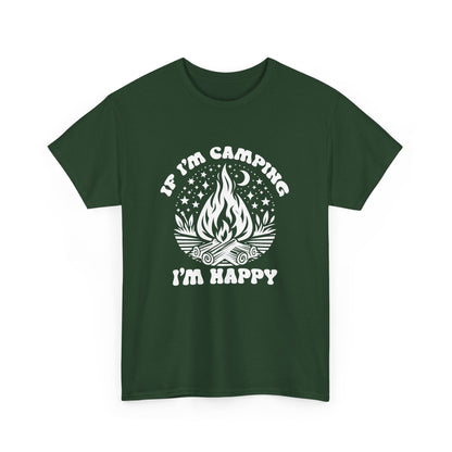 Camper Hiker Scout Camping Hiking Mountains Forest Vintage Gift Unisex T-Shirt