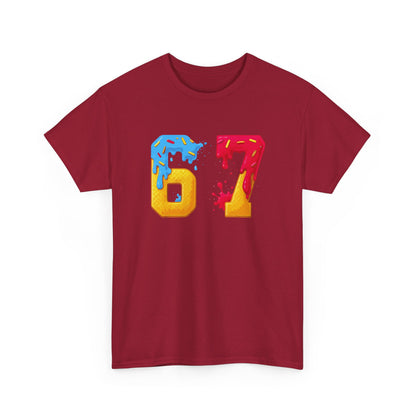 67 - Sixty Seven Number Sweet 67 Meme Donut Six Seven Meme Gift Unisex T-Shirt