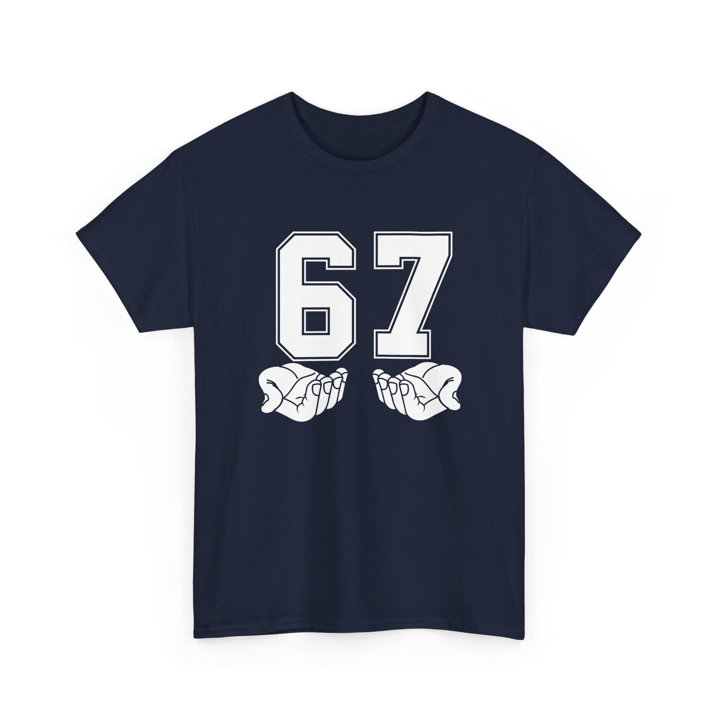 67 - Sixty Seven Number 67 Hand Gesture Meme Six Seven Meme Gift Unisex T-Shirt