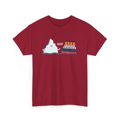 Titanic Funny Titanic and Iceberg Boop Parody for Boys Girls Gift Unisex T-Shirt