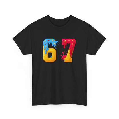 67 - Sixty Seven Number Sweet 67 Meme Donut Six Seven Meme Gift Unisex T-Shirt