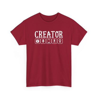 Content Creator Vlogger Online Streamer Influencer Men Women Gift Unisex T-Shirt